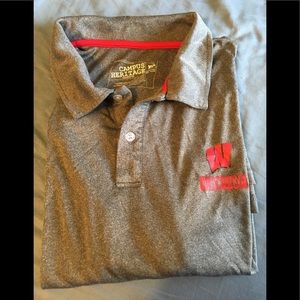 EUC MENS WISCONSIN SHIRT XXL GREAT SUMMER SHIRT